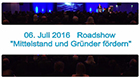 Roadshow "Mittelstand und Gründer fördern"
